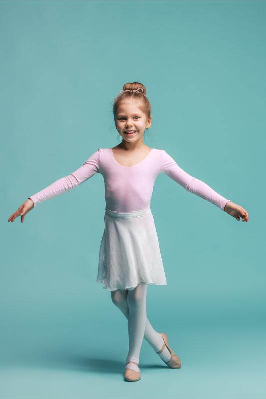 little balerina dancer blue space